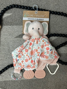 Floral Elephant Baby Lovey