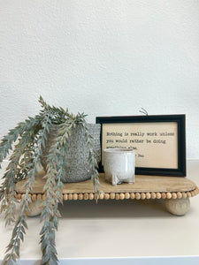 Footed Mini Speckled Planter