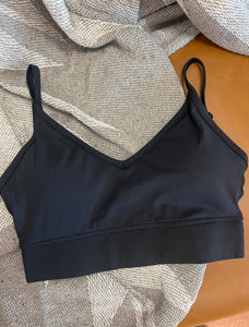 Black On The Run Athletic Bralette