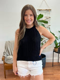 Black Knit Tank