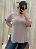 Lilac Super Soft Oversized Tee