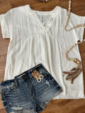 Ivory Soft and Breezy Top