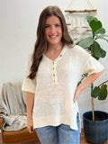 Ivory Henley Knit Top