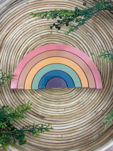 Rainbow Wood Baby Puzzle