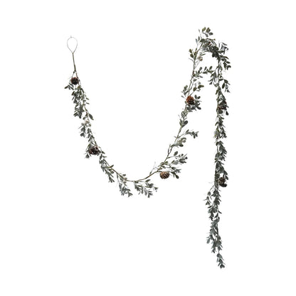 Pinecone & Boxwood Garland