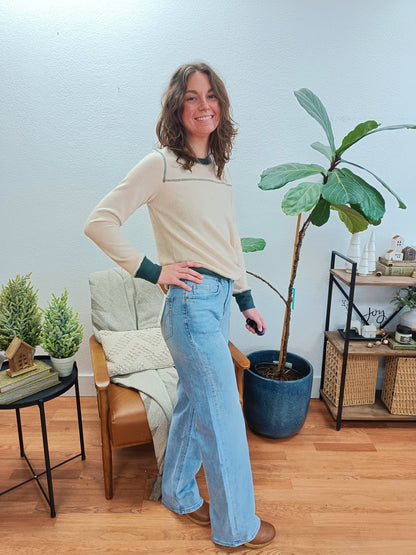 Mica Day Blue Relaxed Straight Leg Jeans