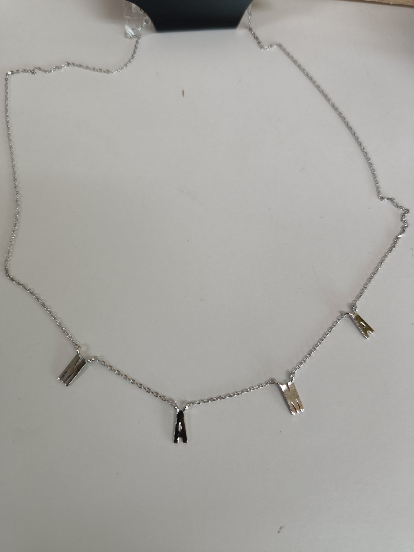 Silver Mama Necklace