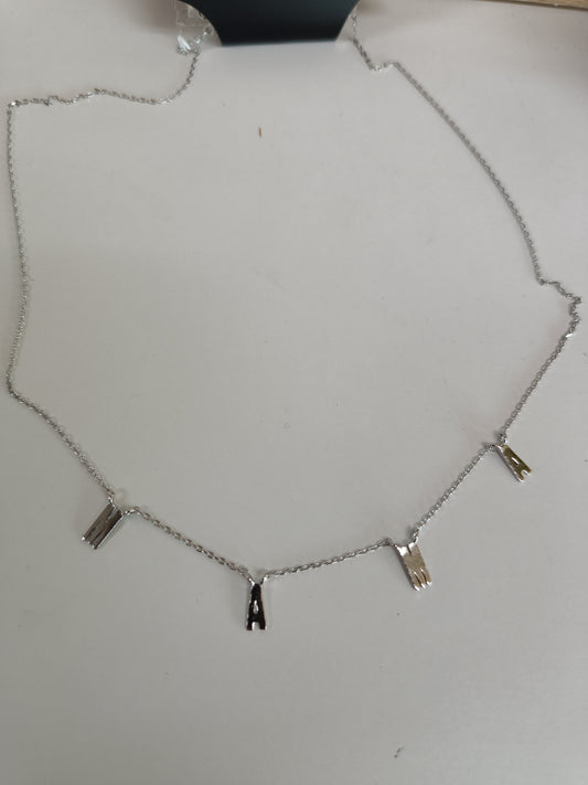 Silver Mama Necklace