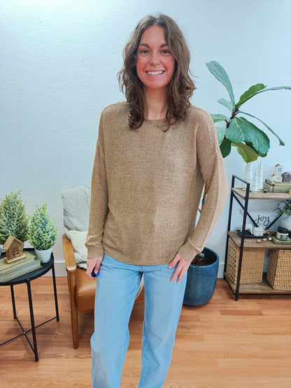 Taupe Lightweight Sweater