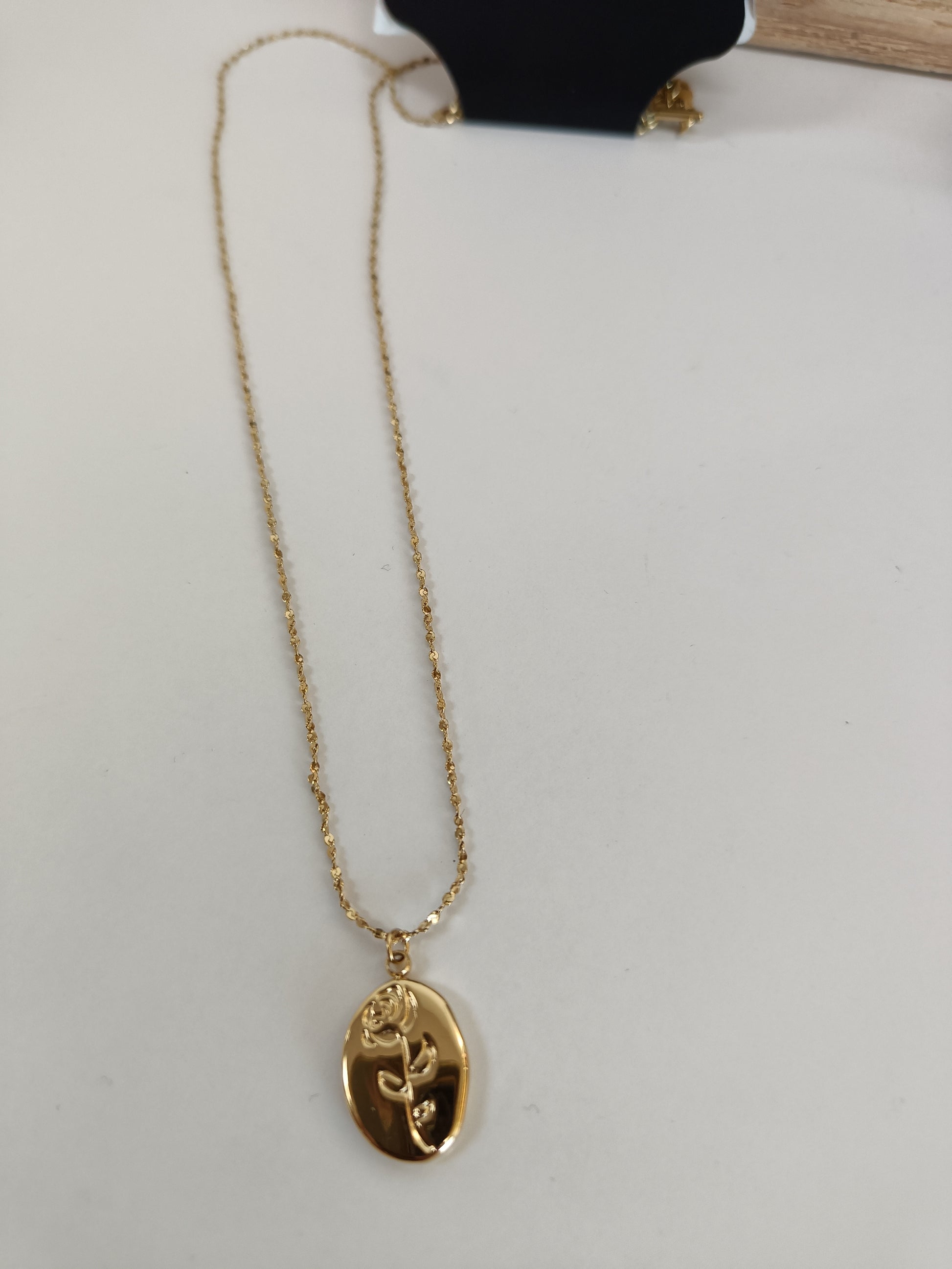 Rose Pendant Necklace - Terra Cottage