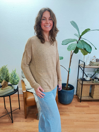 Taupe Lightweight Sweater
