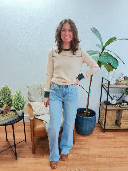 Mica Day Blue Relaxed Straight Leg Jeans