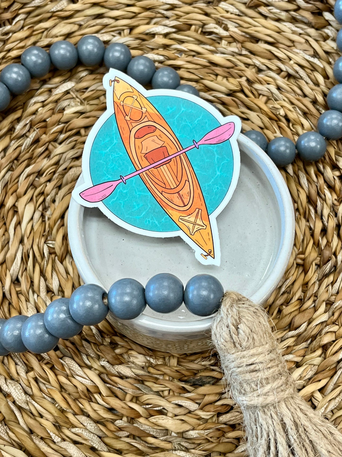 Love Kayaking Sticker