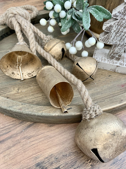 Rustic Gold Bell Hanger