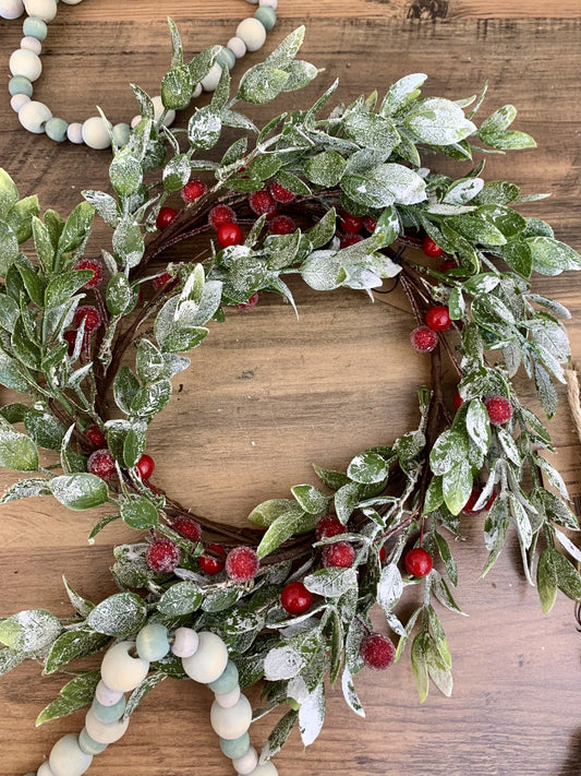 Red Berry Faux Wreath