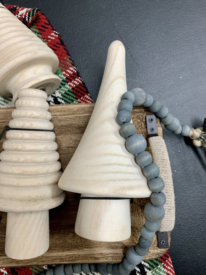 Natural Wood Tree - Terra Cottage