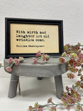 Framed Wall Quote - Shakespeare