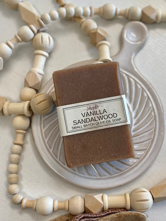 Vanilla Sandalwood Olive Oil Soap