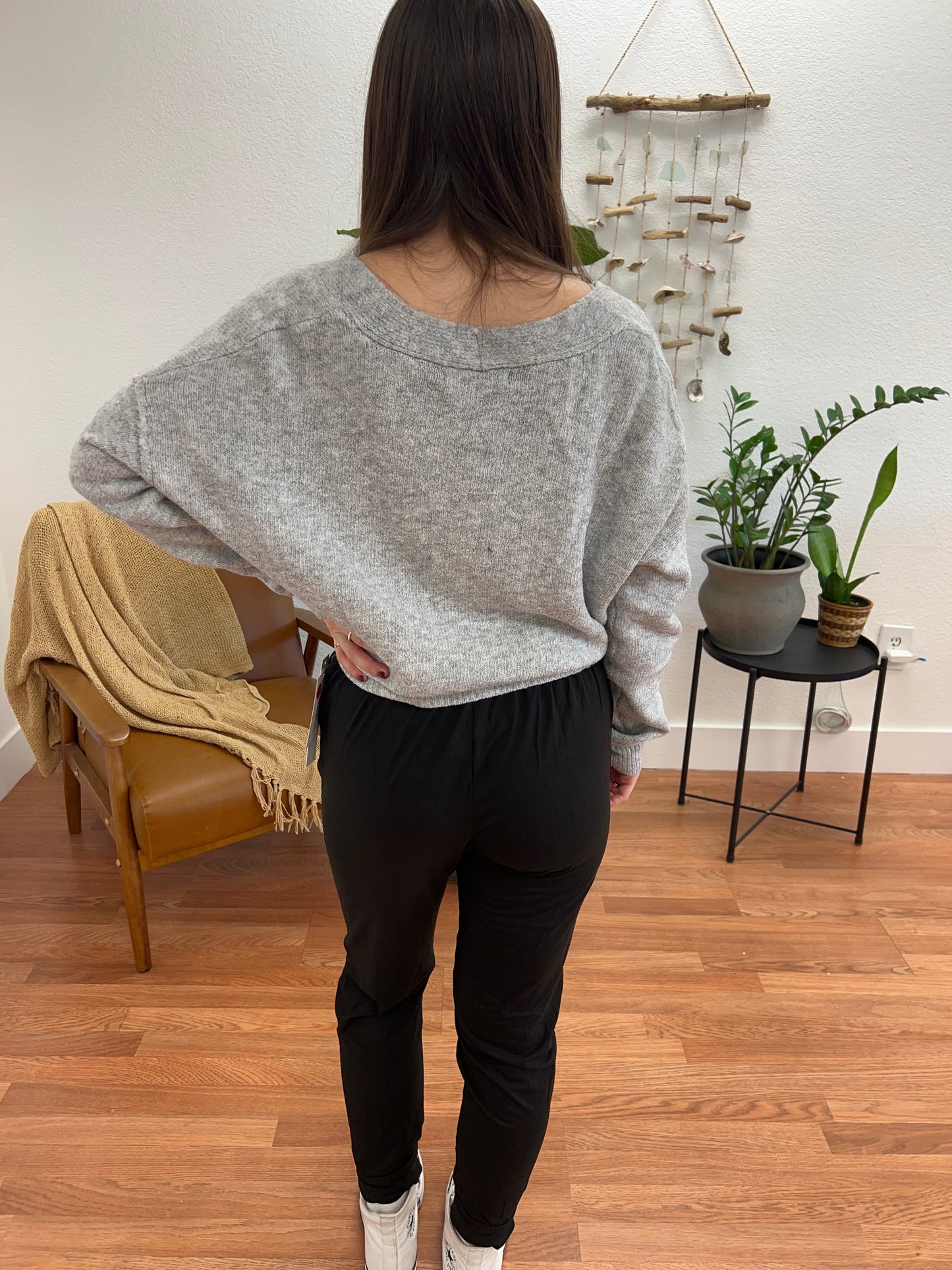 Black Brushed Joggers