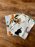 Orange Organic Cotton Swaddle