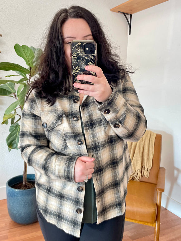 Plaid About You Shacket