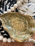 Reactive Glaze Shell Dish