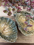 Reactive Glaze Shell Dish