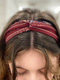 Red Twist Stretch Headband