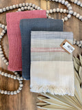 Textured Cotton Tea Towel Set
