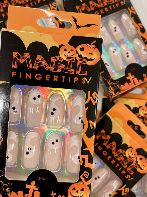 Whimsical Ghost Press On Nails