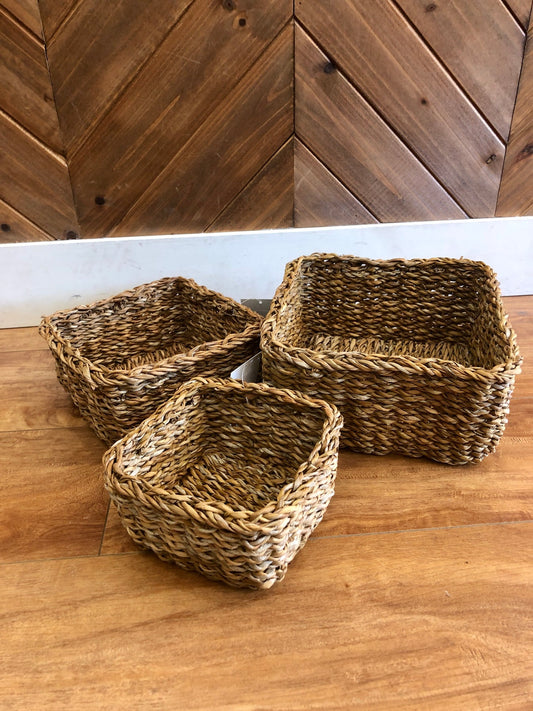 Seagrass Square Basket