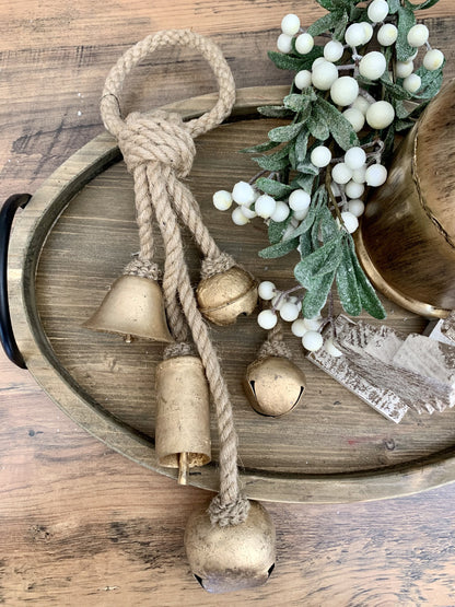 Rustic Gold Bell Hanger