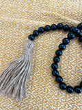 Black Boho Bead Garland