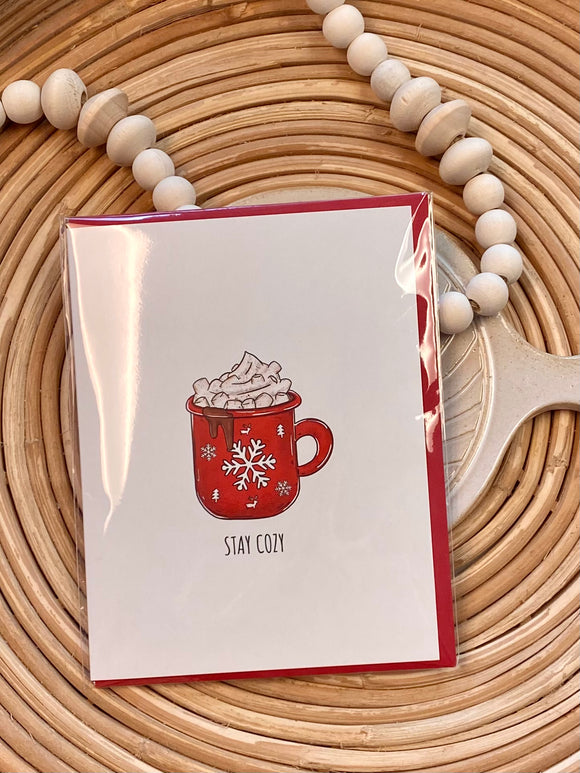 Stay Cozy Mug Greeting Card