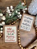Mini Holiday Box Signs