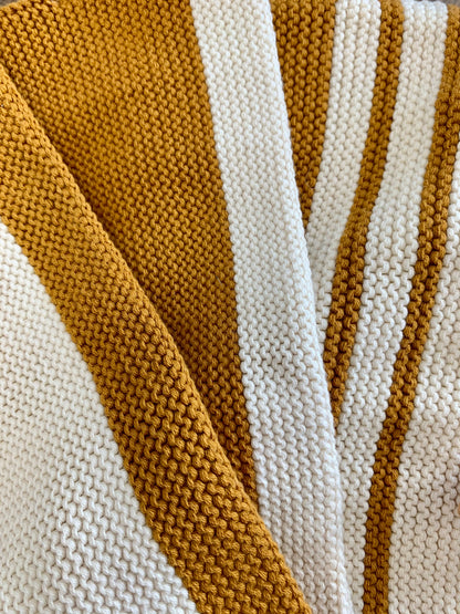 Cotton Knit Striped Dishcloths