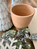 Modern Round Terracotta Planter