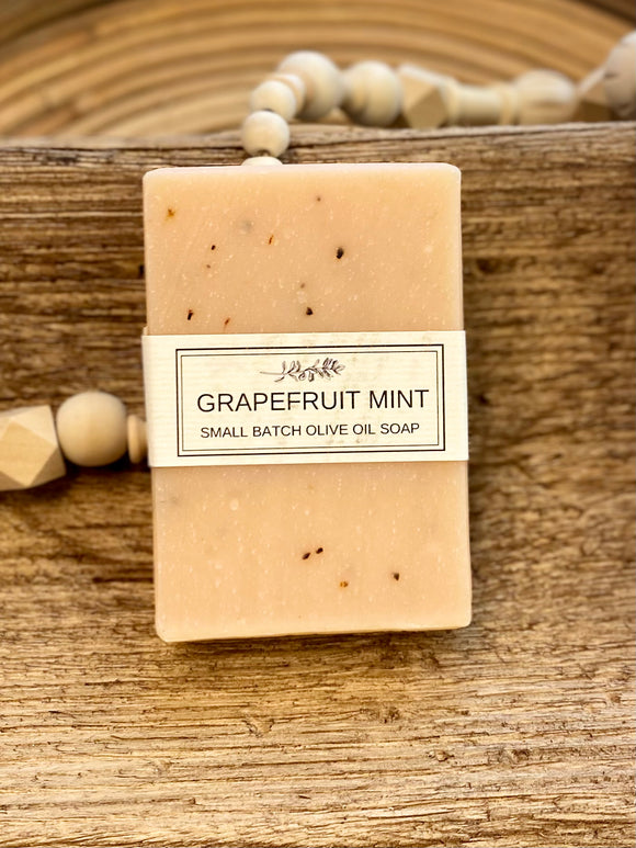 Grapefruit + Mint Soap