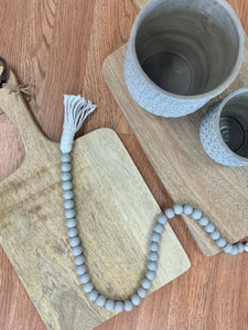 Raw Wood Chopping Board With Handle