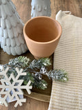 Modern Round Terracotta Planter