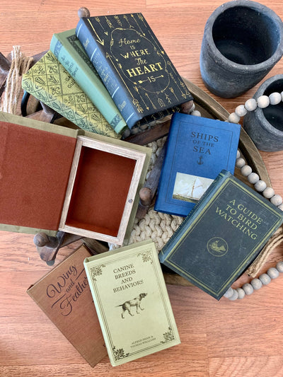 Mini Vintage Book Box - Terra Cottage