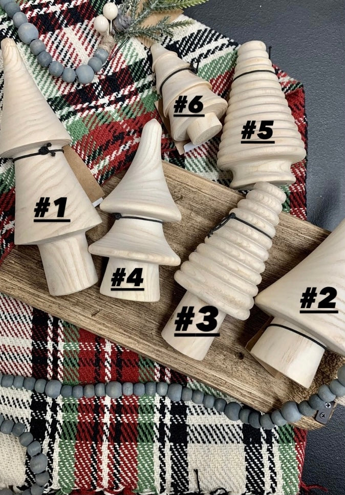 Natural Wood Tree - Terra Cottage