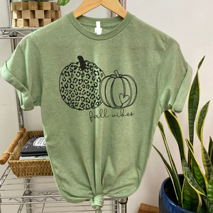PREORDER Fall Vibes Leopard Pumpkin Soft Graphic Tee
