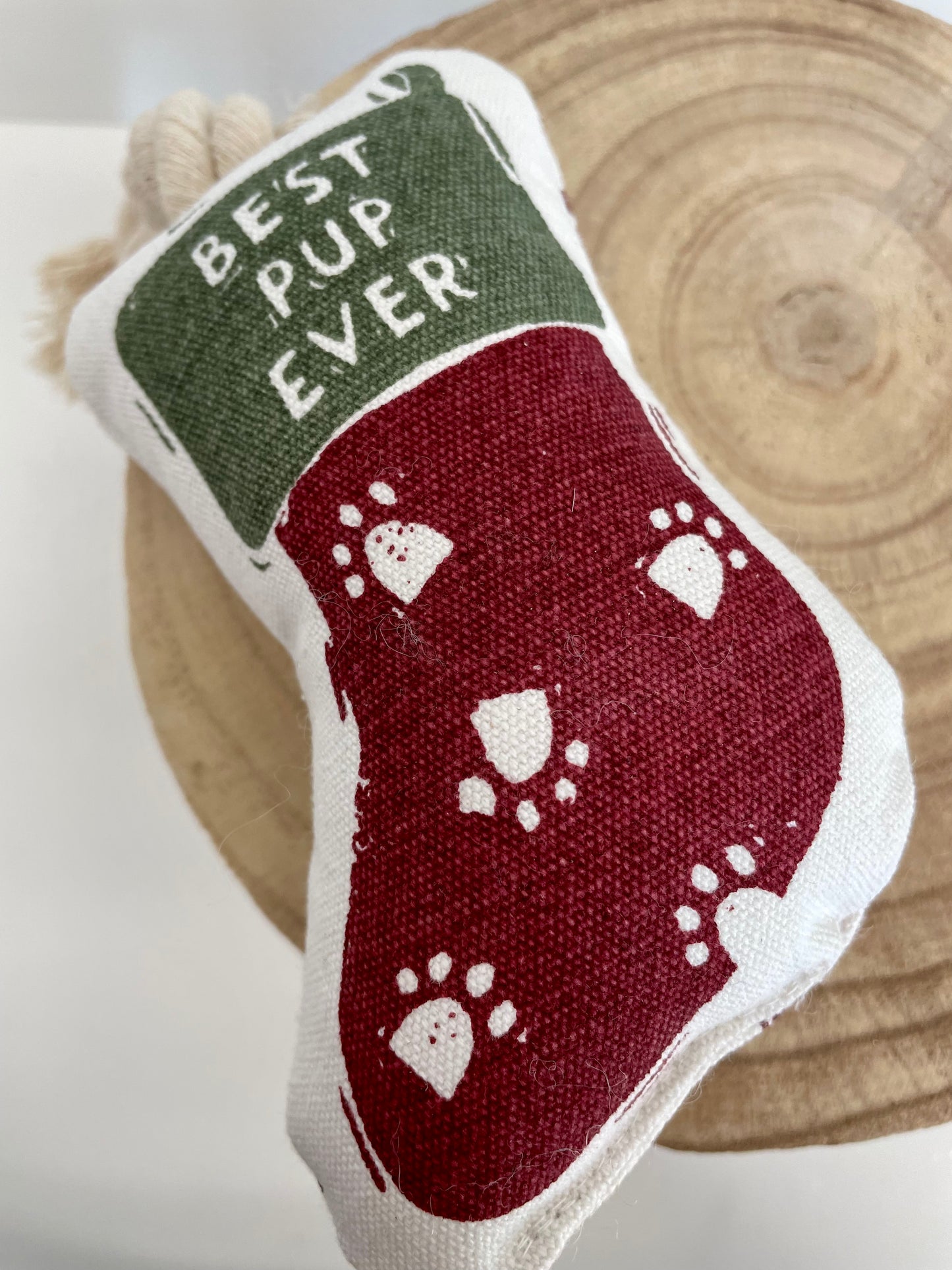 Stocking Dog Toy