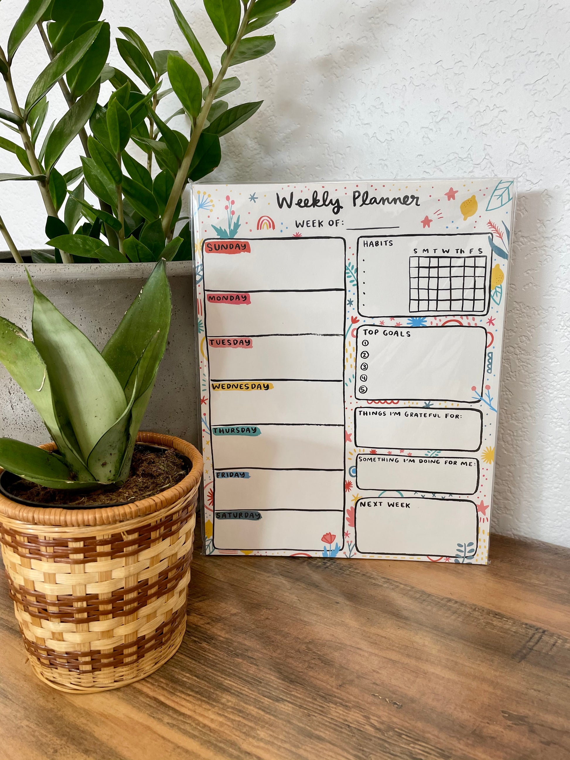 Planner Notepads: Weekly and Meal Planner - Terra Cottage