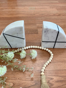 Marble Bookends