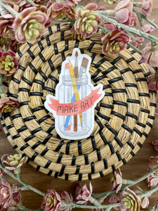 Make Art Sticker