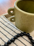 Matcha Textured Stoneware Vase