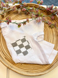 Checkered Pocket Baby Set
