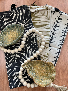 Patterned Cotton Tea Towel Set